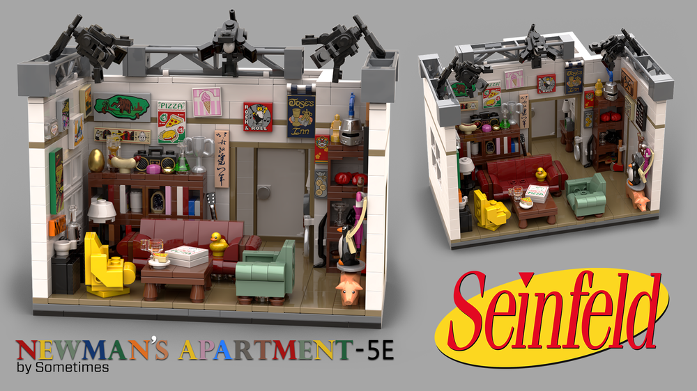 LEGO MOC Seinfeld Newman s Apartment 5E by bricksaboutnothing