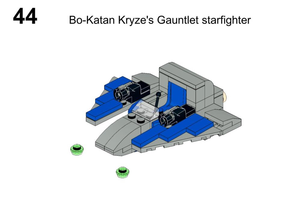 LEGO MOC Mandalorian Series: Bo-Katan Kryze's Gauntlet Starfighter ...