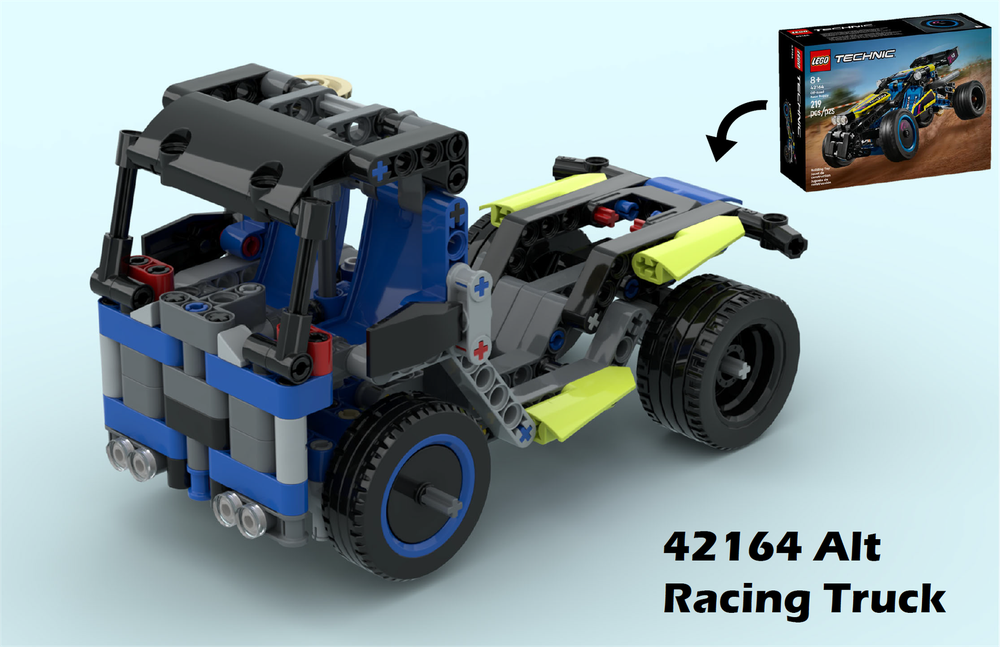 LEGO MOC 42164 Alt Model Racing Truck by MeLong | Rebrickable - Build ...