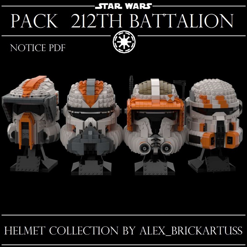 LEGO MOC Pack Helmet 212th Attack Battalion by Alex_BricKartuss ...