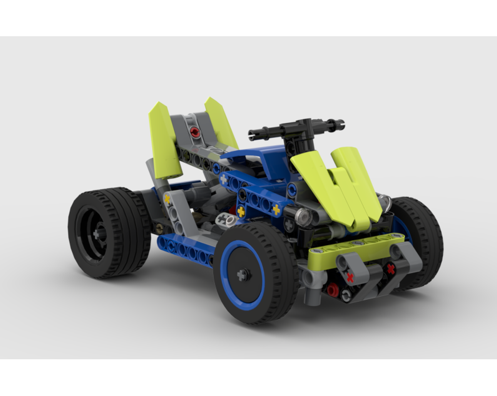 LEGO MOC-170142 42164 alternative model race quad by