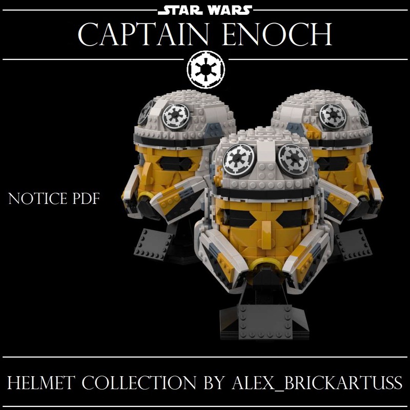 LEGO MOC Helmet Captain Enoch by Alex_BricKartuss | Rebrickable - Build ...