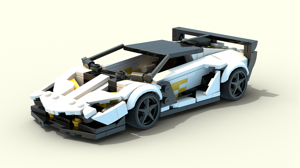 LEGO MOC Lamborghini SC18 Alston colors by Xx Noirelisk