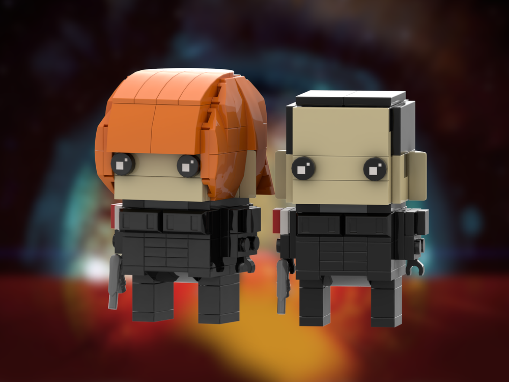 LEGO MOC Commander Shepard Brickheadz 2-Pack by Bucktopus | Rebrickable ...
