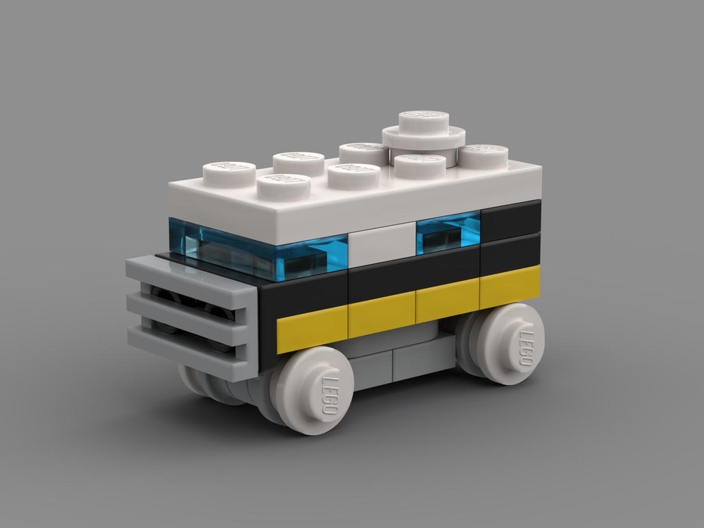 LEGO MOC Micro Scale - Custom Rally Van 5550 by Bricksota | Rebrickable ...
