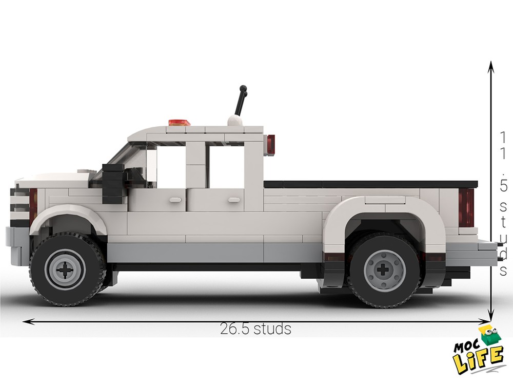 LEGO MOC Chevrolet Silverado 3500 Dually quad cab cat eye by MocLife ...