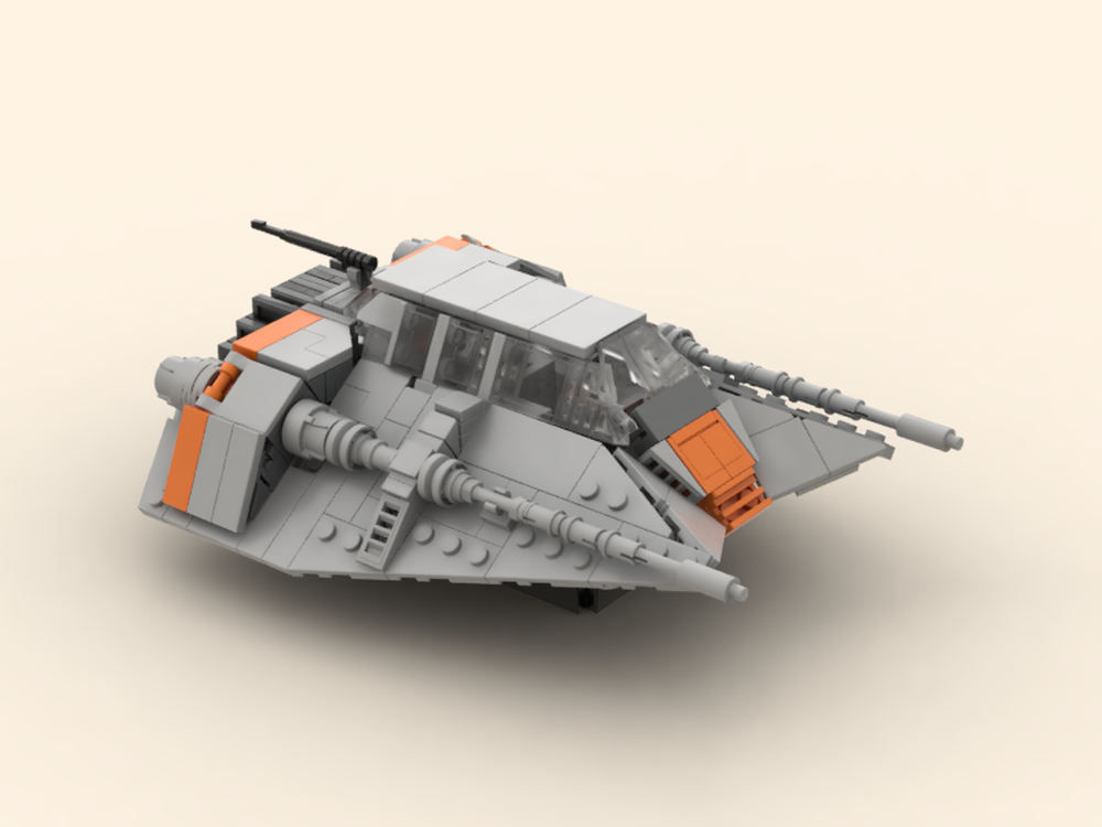 LEGO MOC T-47 Snowspeeder - Minifig Scale by AlexKipodre | Rebrickable ...