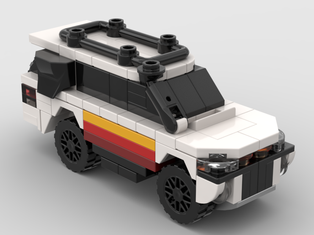 LEGO MOC Toyota 4Runner TRD by JJDesign Rebrickable Build with LEGO