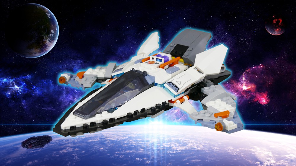 LEGO MOC 60430 Spectre - Interstellar Spaceship alternate build by grohl