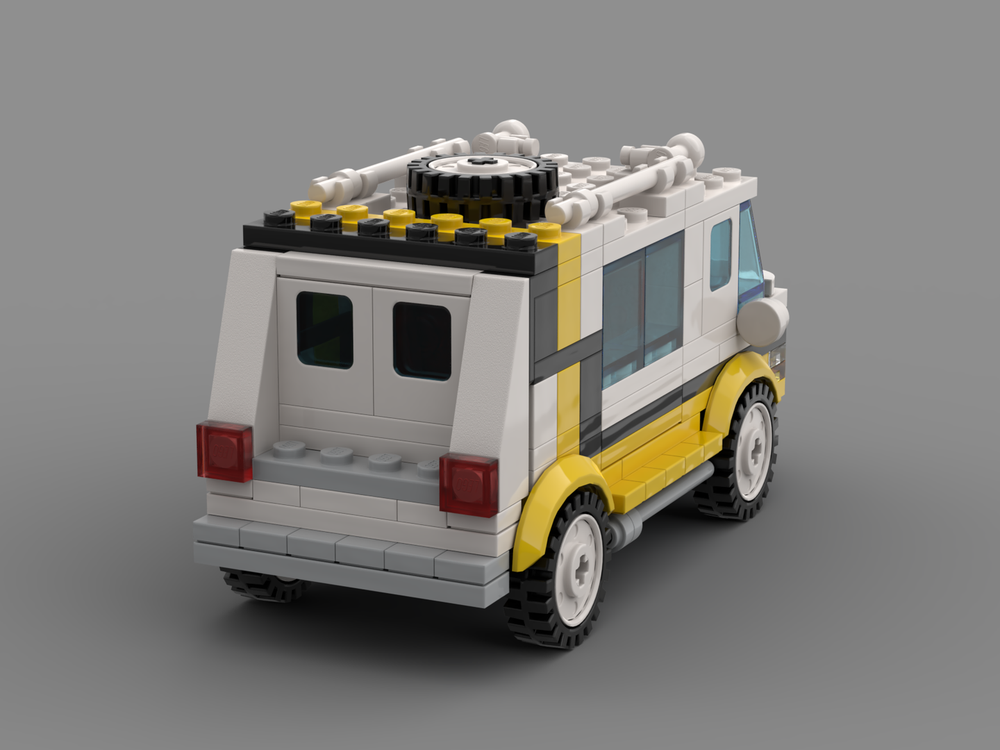 LEGO MOC Midi Scale - Custom Rally Van 5550 by Bricksota | Rebrickable ...