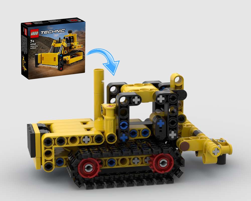 LEGO MOC Tractor 42163 Alternative by ErikGS | Rebrickable - Build with ...