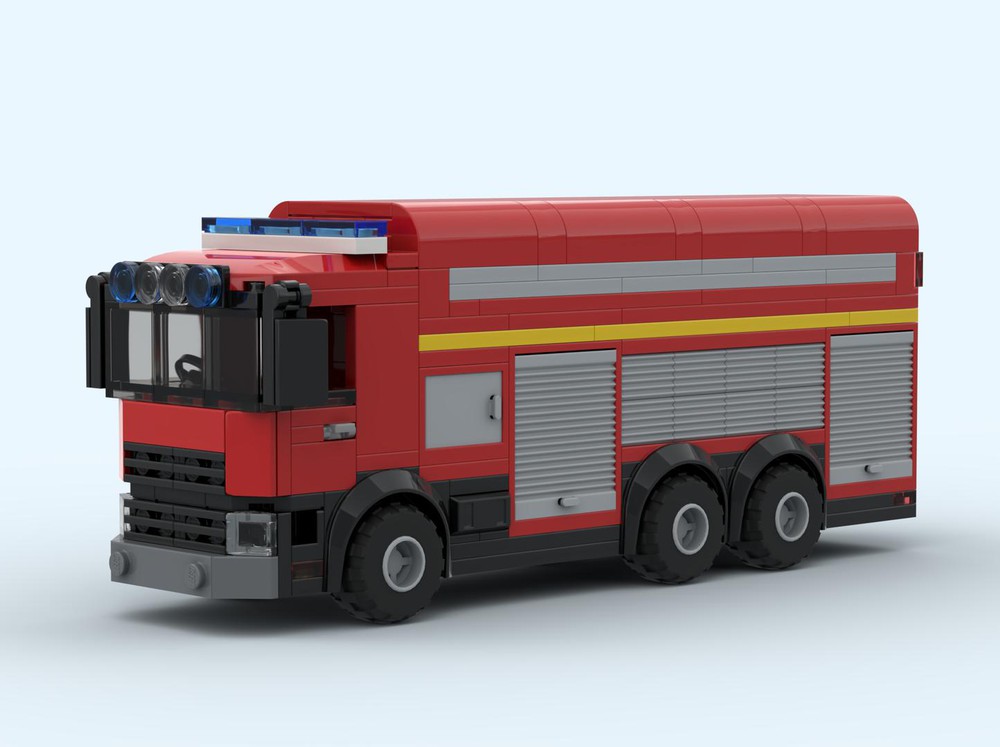 LEGO MOC Fire Engine Specialist Rescue Unit by Brick Bee