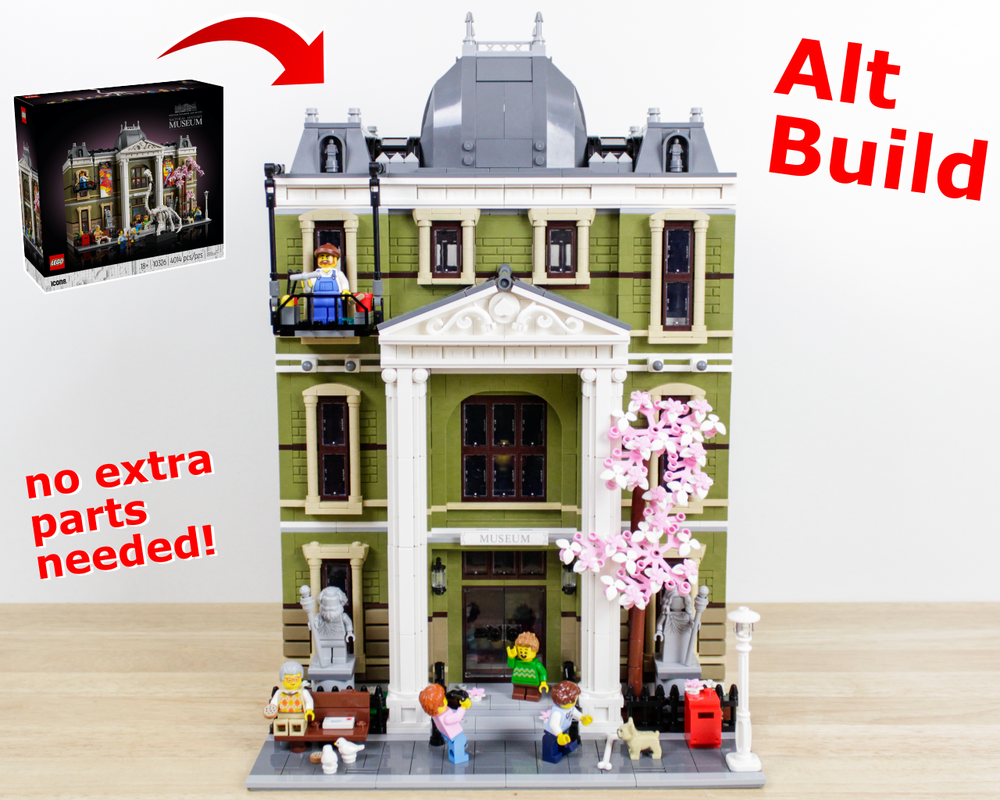 LEGO MOC Tall Natural History Museum Alt Build by Stonewall Bricks ...