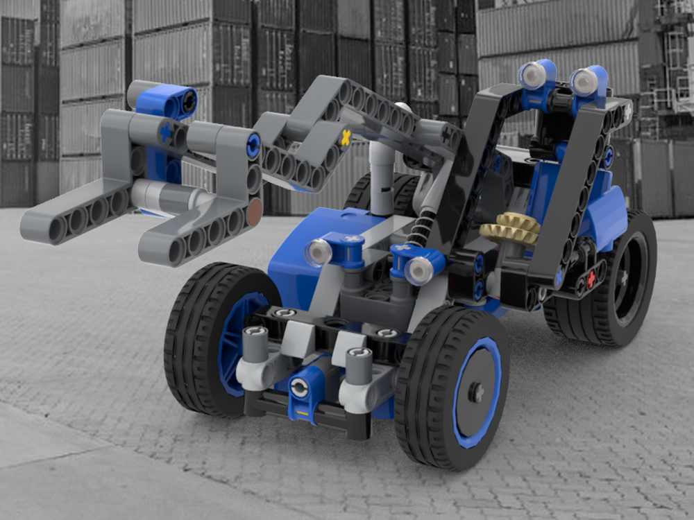 LEGO MOC 42164 Telehandler by artemisovsky | Rebrickable - Build with LEGO