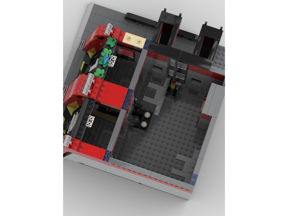 LEGO MOC Fire Station Modular by KTBrickworks | Rebrickable - Build ...