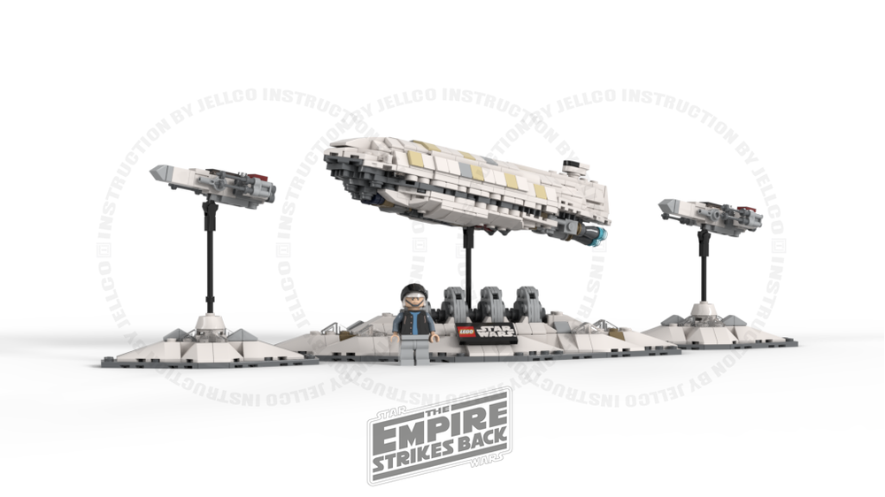 LEGO MOC-170654 Micro GR-75 Medium Transport & Ultramicro XW