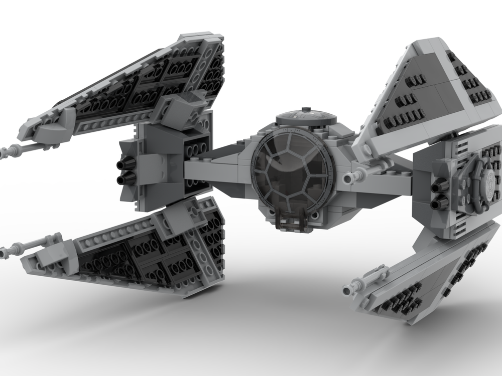 LEGO MOC TIE Interceptor (6206 Rework) by Fabian2 | Rebrickable - Build ...