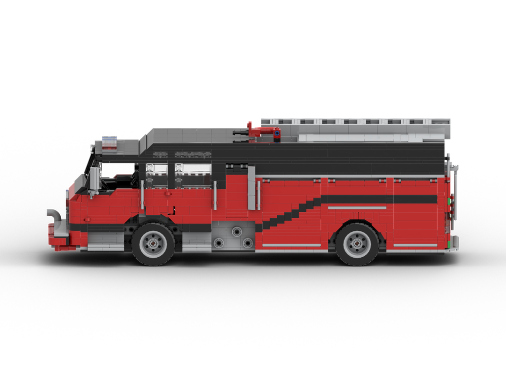 LEGO MOC Fire Engine by Fire_Bricks | Rebrickable - Build with LEGO