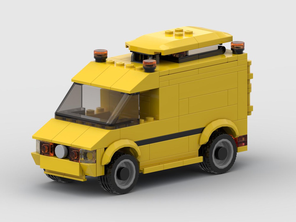 LEGO MOC Mercedes Sprinter BF3 by damianlaui | Rebrickable - Build with ...