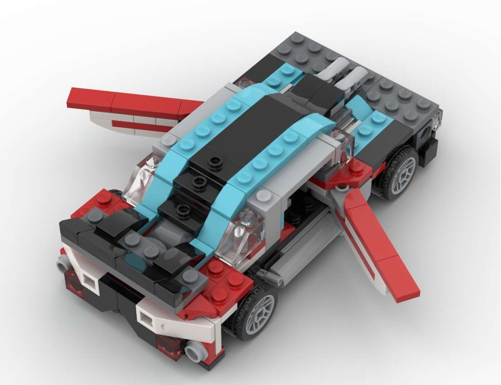 LEGO MOC-170812 31146 Muscle Car by PeterSzabo | Rebrickable - Build ...