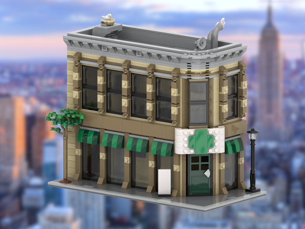 LEGO MOC Modular Dispensary Corner Store by Bucktopus | Rebrickable ...