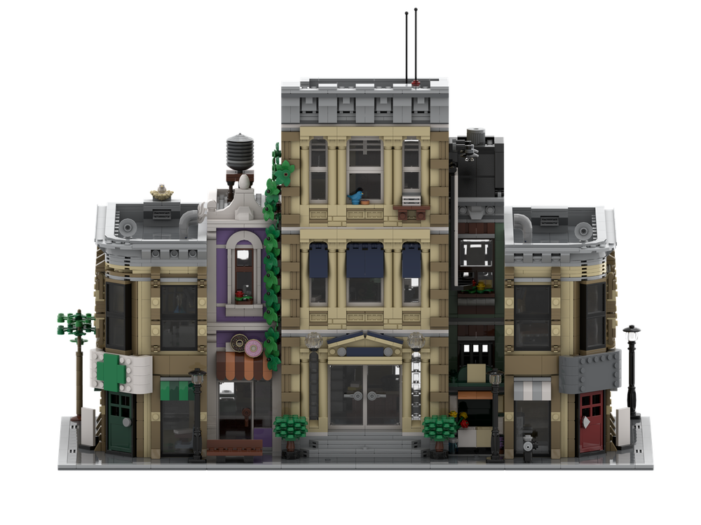 LEGO MOC Modular Dispensary Corner Store by Bucktopus | Rebrickable ...