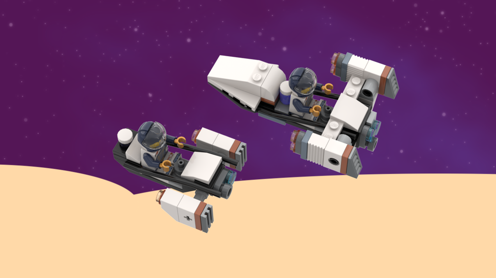 LEGO MOC City Space Reimagined: Hoverbike 30663 by watson.lego