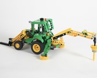 サンドイッチ LEGO MOC 42168 Backhoe by thirdwigg | Rebrickable - Build with LEGO