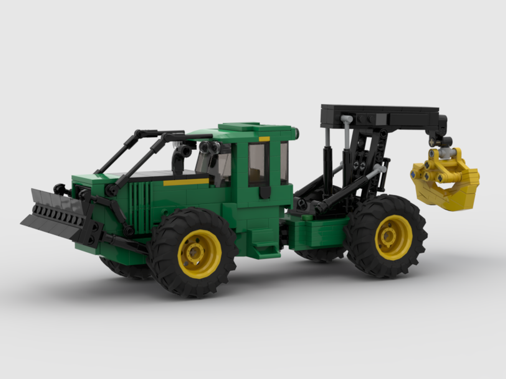 LEGO MOC-170985 Log Skidder John Deere 948L III by gerlingt ...