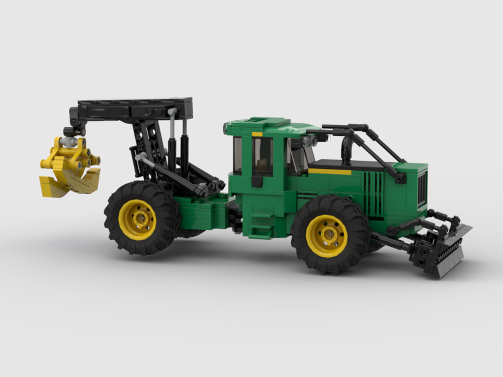 LEGO MOC Log Skidder John Deere 948L III By Gerlingt | Rebrickable ...