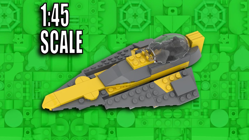 LEGO MOC Minifig-Scale Anakin's Delta 7 Starfighter by Master Mouldie ...