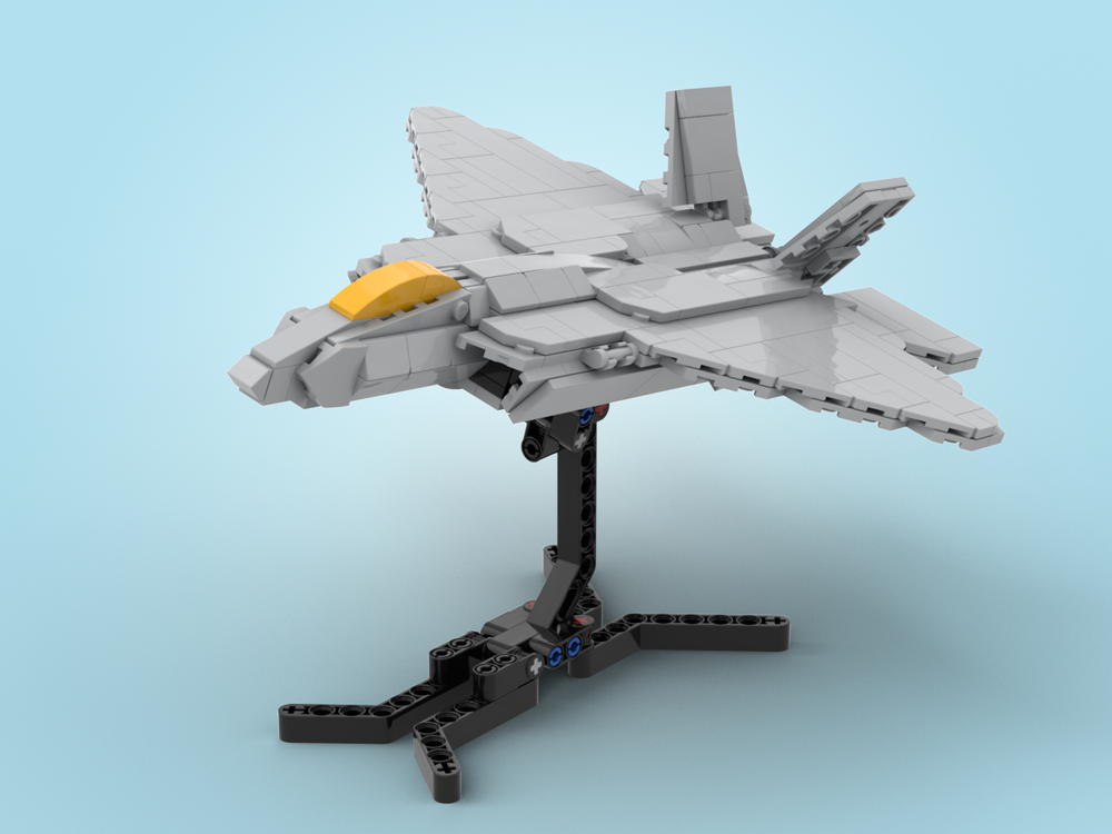 LEGO MOC-171024 F-22 (1/72 scale) by abracada_brick | Rebrickable ...