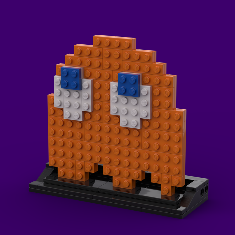 LEGO MOC Clyde - Pacman by birdbrickbuilds | Rebrickable - Build with LEGO