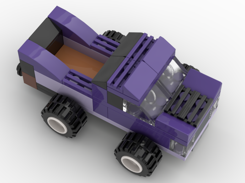 LEGO MOC Pimp My Purple Pickup - 11717 B-model remodel by ...