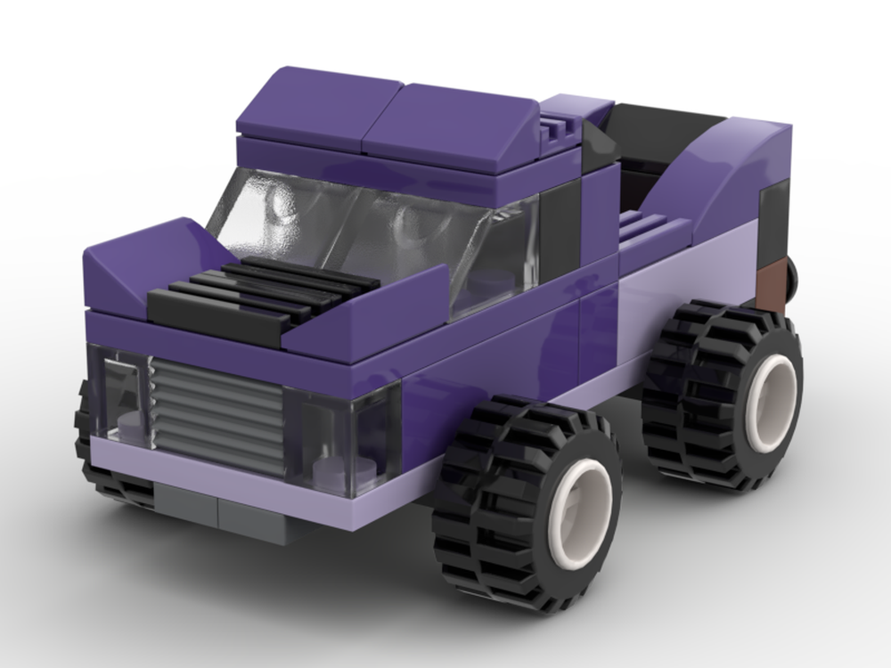 LEGO MOC Pimp My Purple Pickup - 11717 B-model remodel by ...