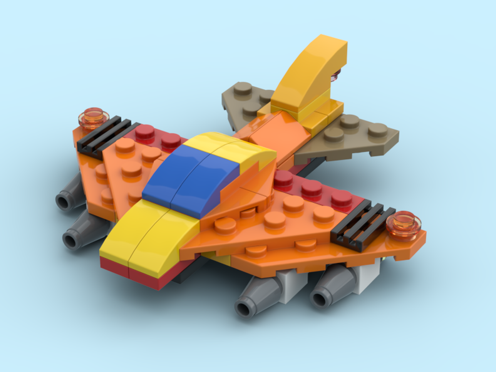 LEGO MOC Micro Jet — 10717 by Scott Mc. | Rebrickable - Build with LEGO