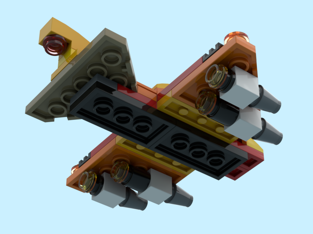 LEGO MOC-171070 Micro Jet — 10717 by McScottyBricks | Rebrickable ...