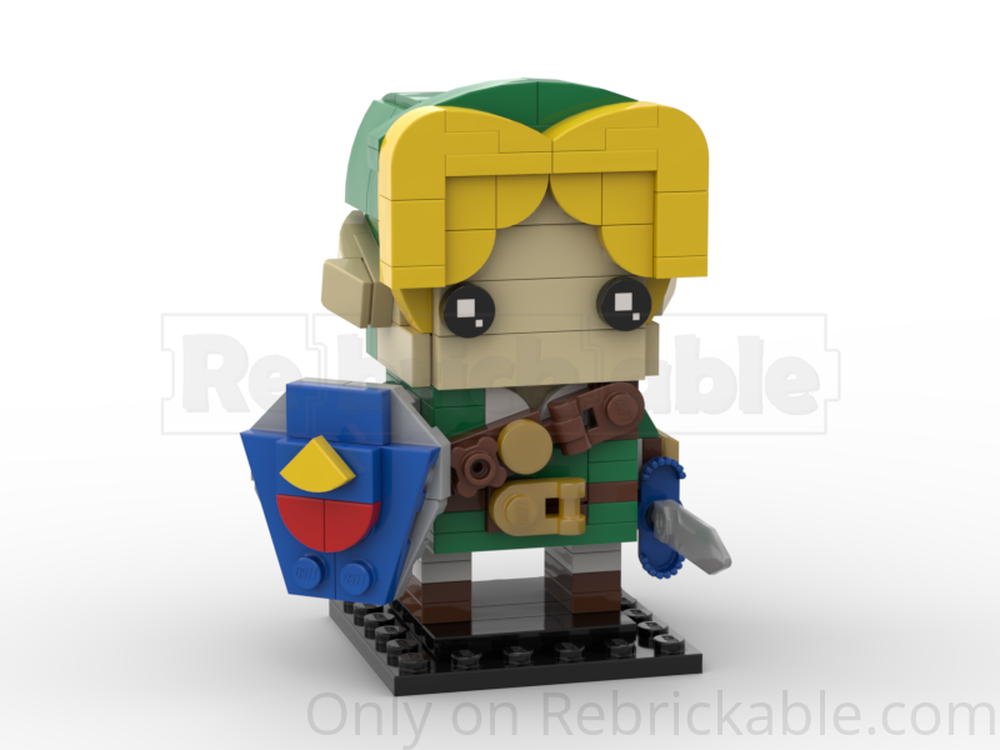 LEGO MOC OOT Link Brickheadz by Seanster-7 | Rebrickable - Build with LEGO