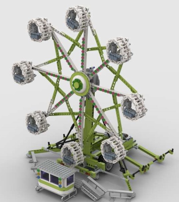 LEGO MOC-171114 Fairground Rock-O-Plane ride by Gdale