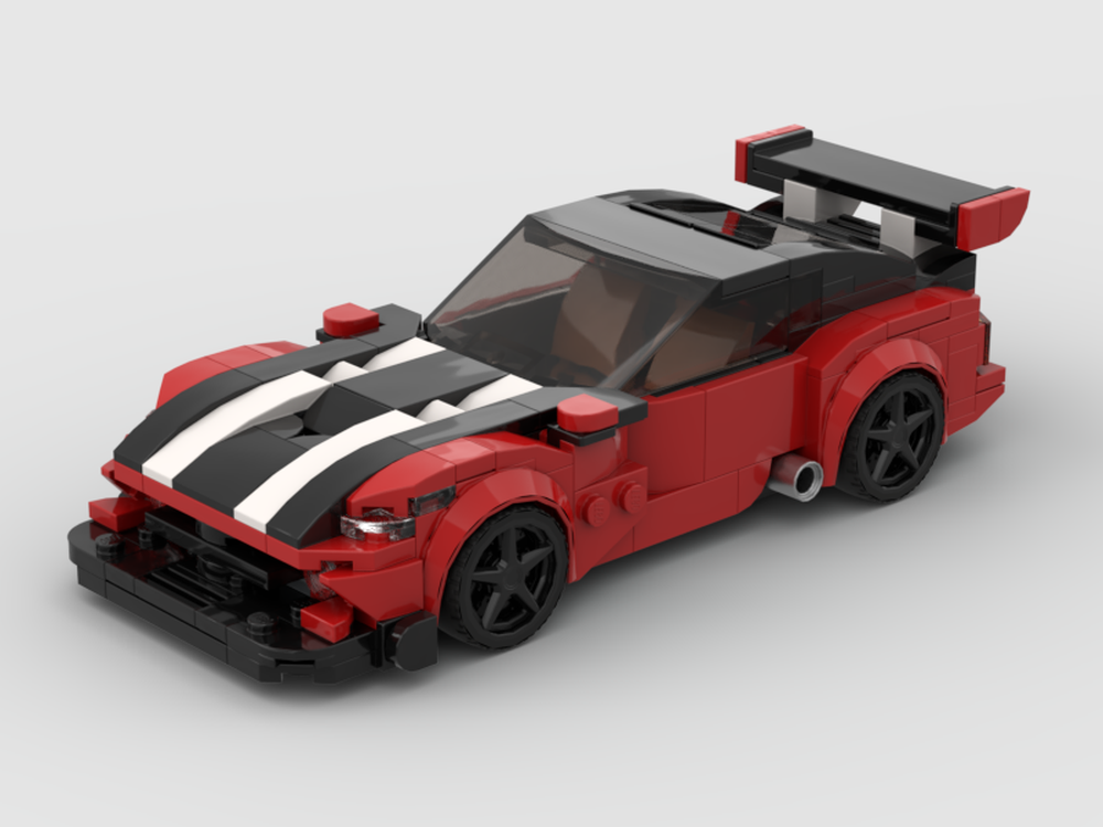 LEGO MOC 2013 Dodge Viper SRT GTS by toms8wides | Rebrickable - Build ...