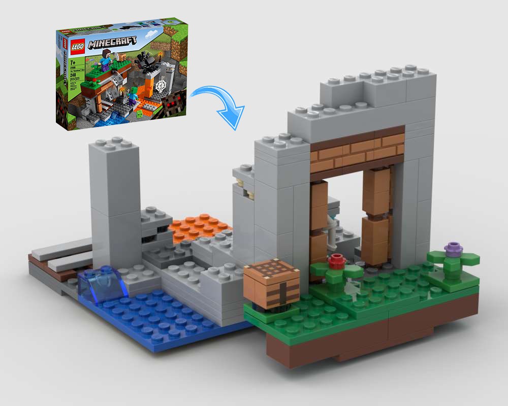 LEGO MOC Abandoned Mine 21166 Alternative by AlexGam | Rebrickable ...