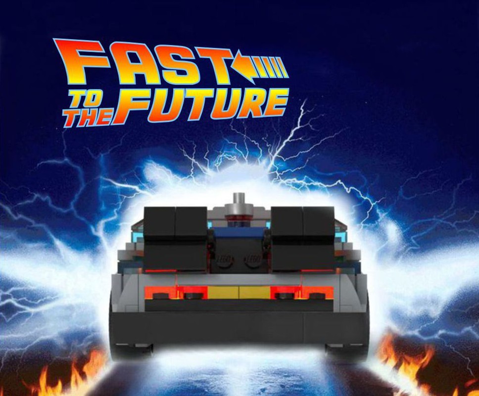 LEGO MOC 76917 All DeLoreans of Back to the Future trilogy by