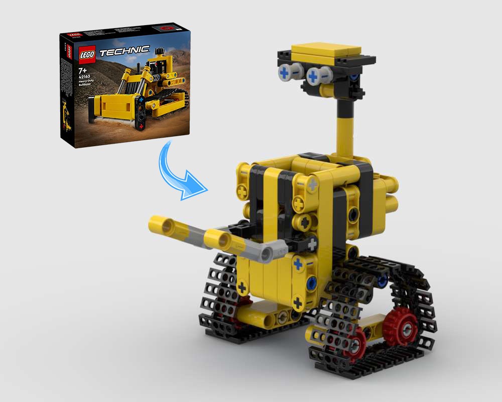 LEGO MOC Wall-E 42163 Alternative by ErikGS | Rebrickable - Build