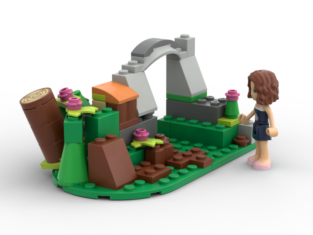 41677 Castle ruin with hidden treasure
