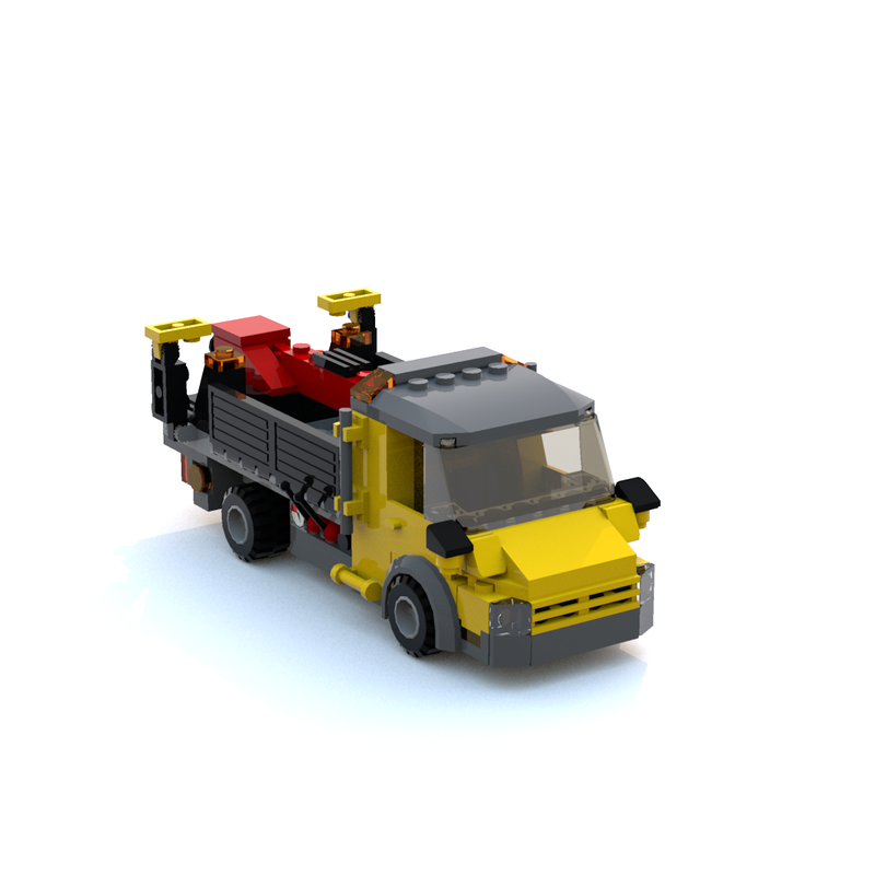 LEGO MOC Light Crane Truck by LEGOTREE | Rebrickable - Build with LEGO