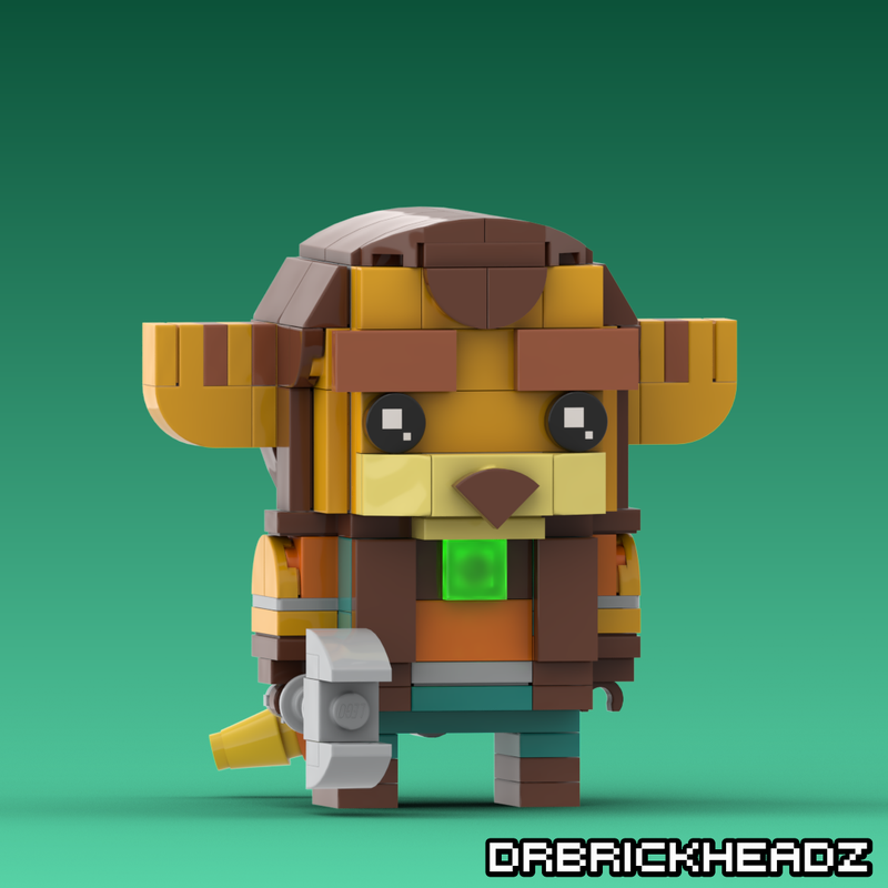 LEGO MOC Ratchet (Ratchet and Clank) Brickheadz by DrBrickheadz