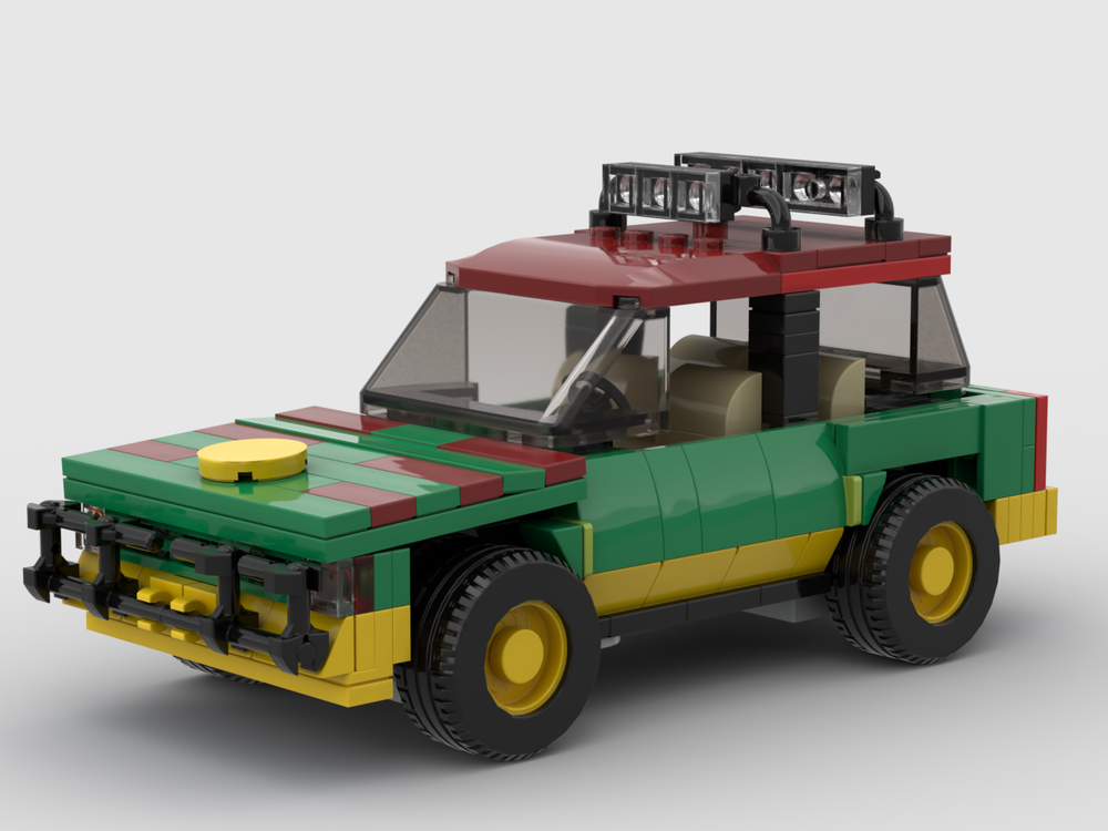 LEGO MOC Ford Explorer (Jurassic Park) by 6th gear | Rebrickable ...