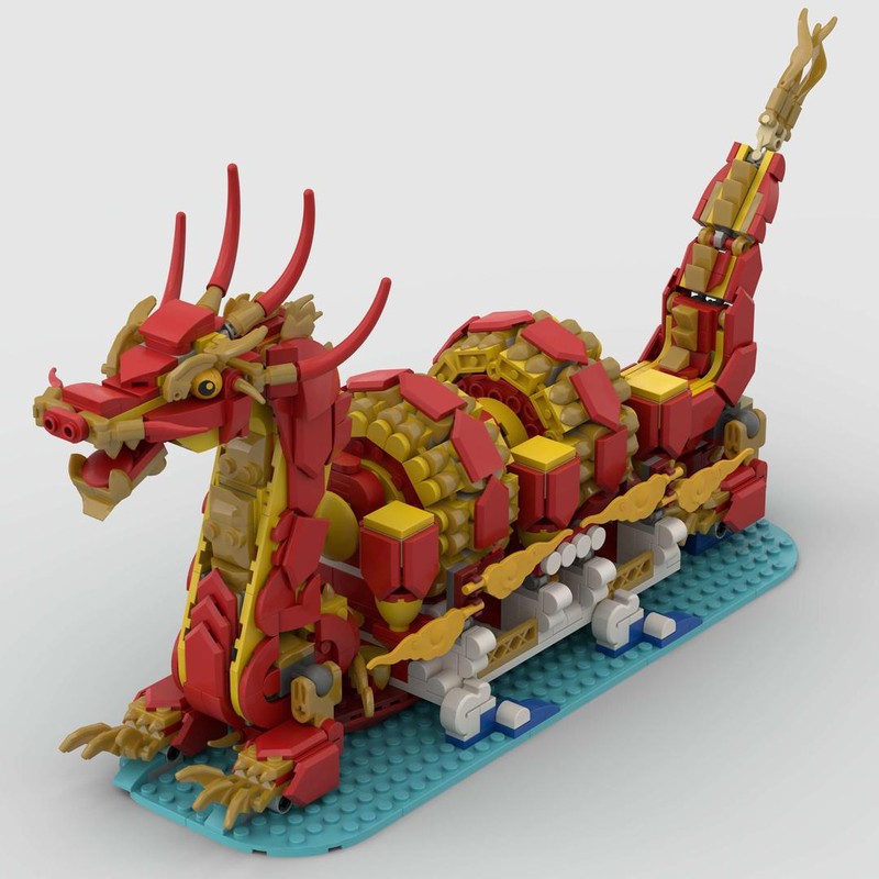 LEGO MOC Calendar for Dragon Year with 80112 by uminuo Rebrickable