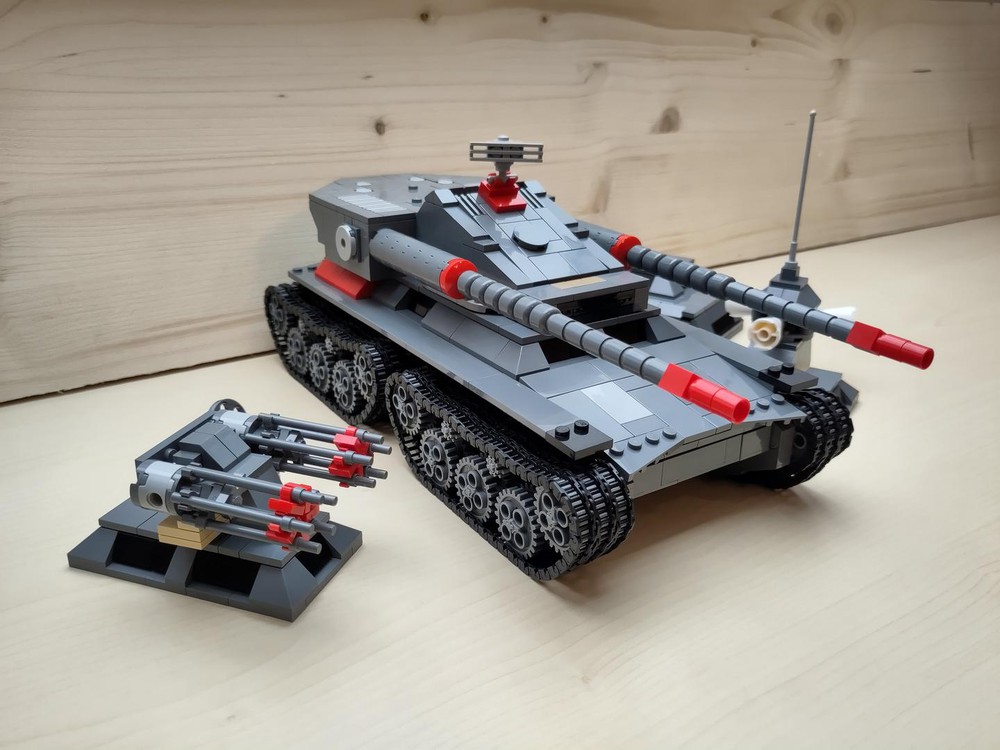 LEGO MOC Overlord Tank by olberer | Rebrickable - Build with LEGO