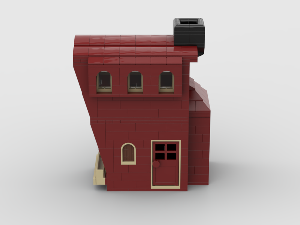 LEGO MOC Red House by jobe3do | Rebrickable - Build with LEGO